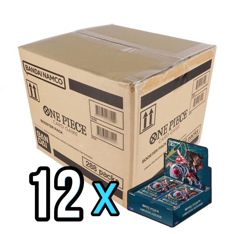 {case}one piece tcg: pillars of strength / mighty enemy op 03 official sealed case ONE PIECE TCG Pillars of Strength OP-03 Sealed Case